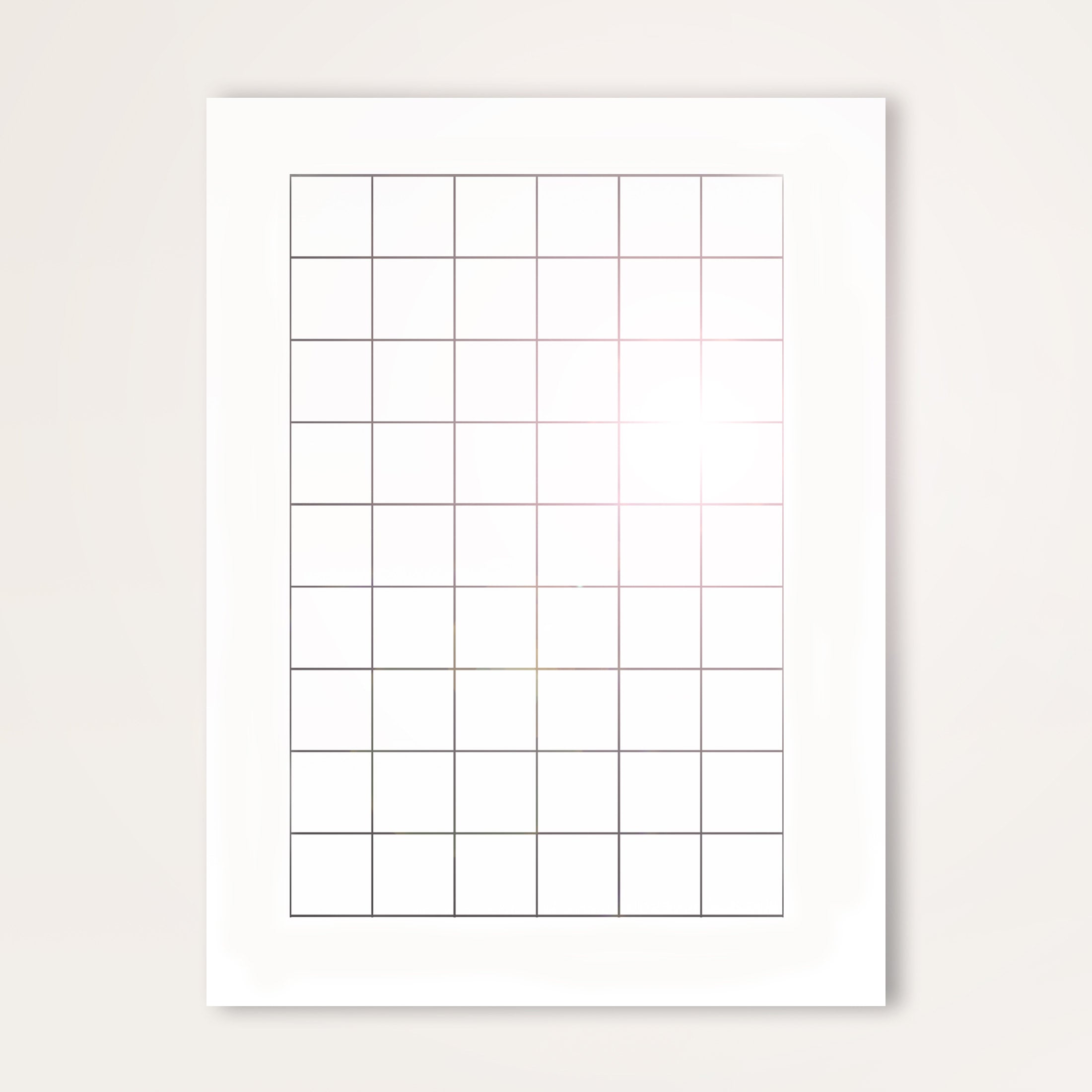 Clear Grid Scale A4 Graph Acetate Sheet